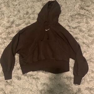 Nike Women's Brown Hoodie Sweater